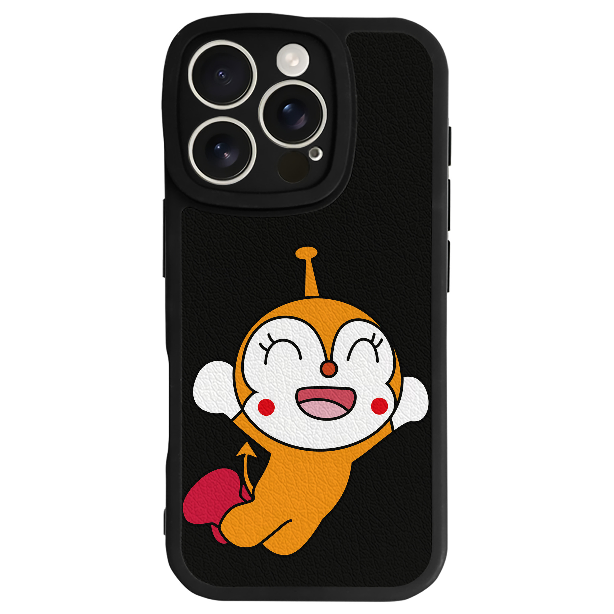 （画像用） アンパンマン Anpanman 【iPhone 16シリーズ対応】シリコンスマホケース（レザー調） 材質：シリコン
